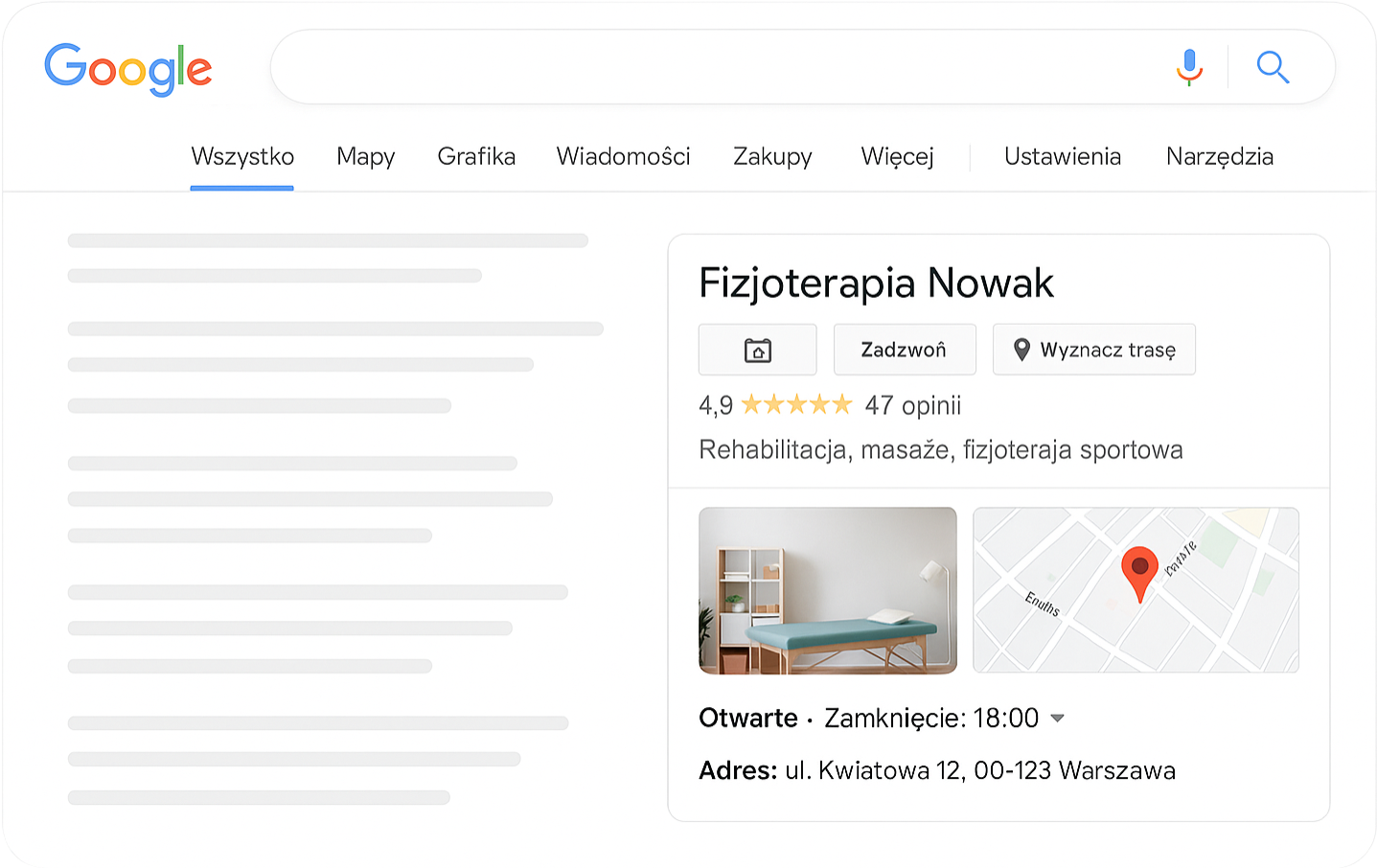 Widoczność lokalna w Google